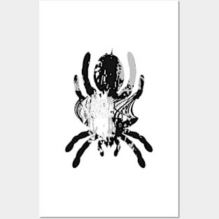 Tarantula Silhouette 65 (Tie Dye) Posters and Art